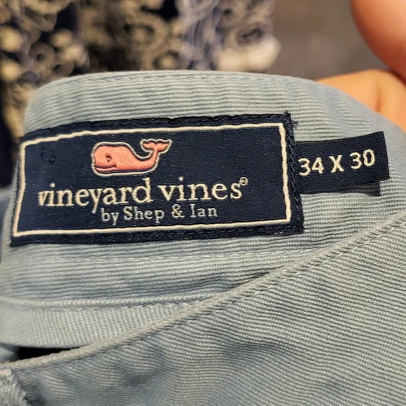 Vineyard Vines Men's Light Blue Chino Casual Pants Size 34x30 - Picture 3 of 5